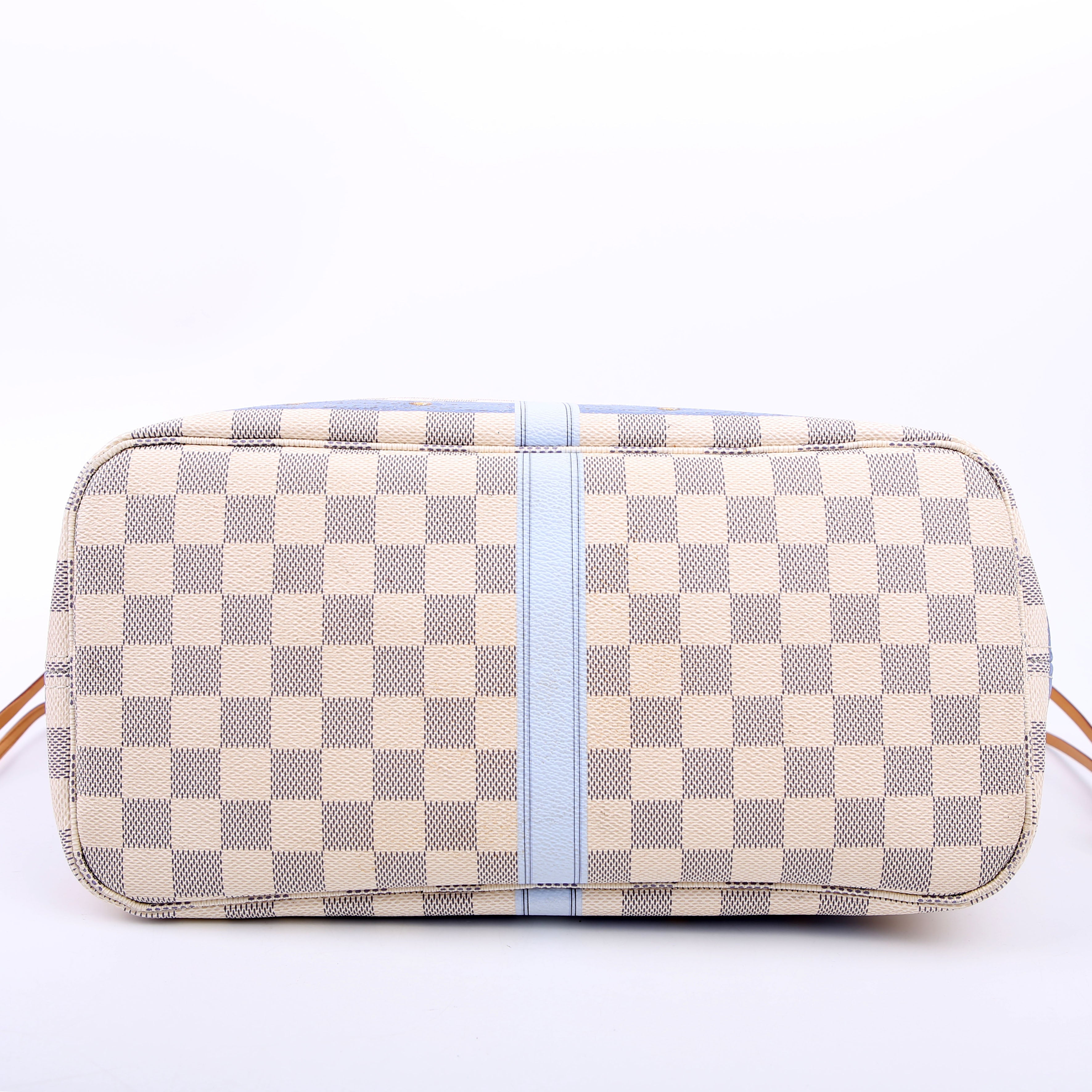 Louis Vuitton Neverfull MM Summer Trunks Damier Azur