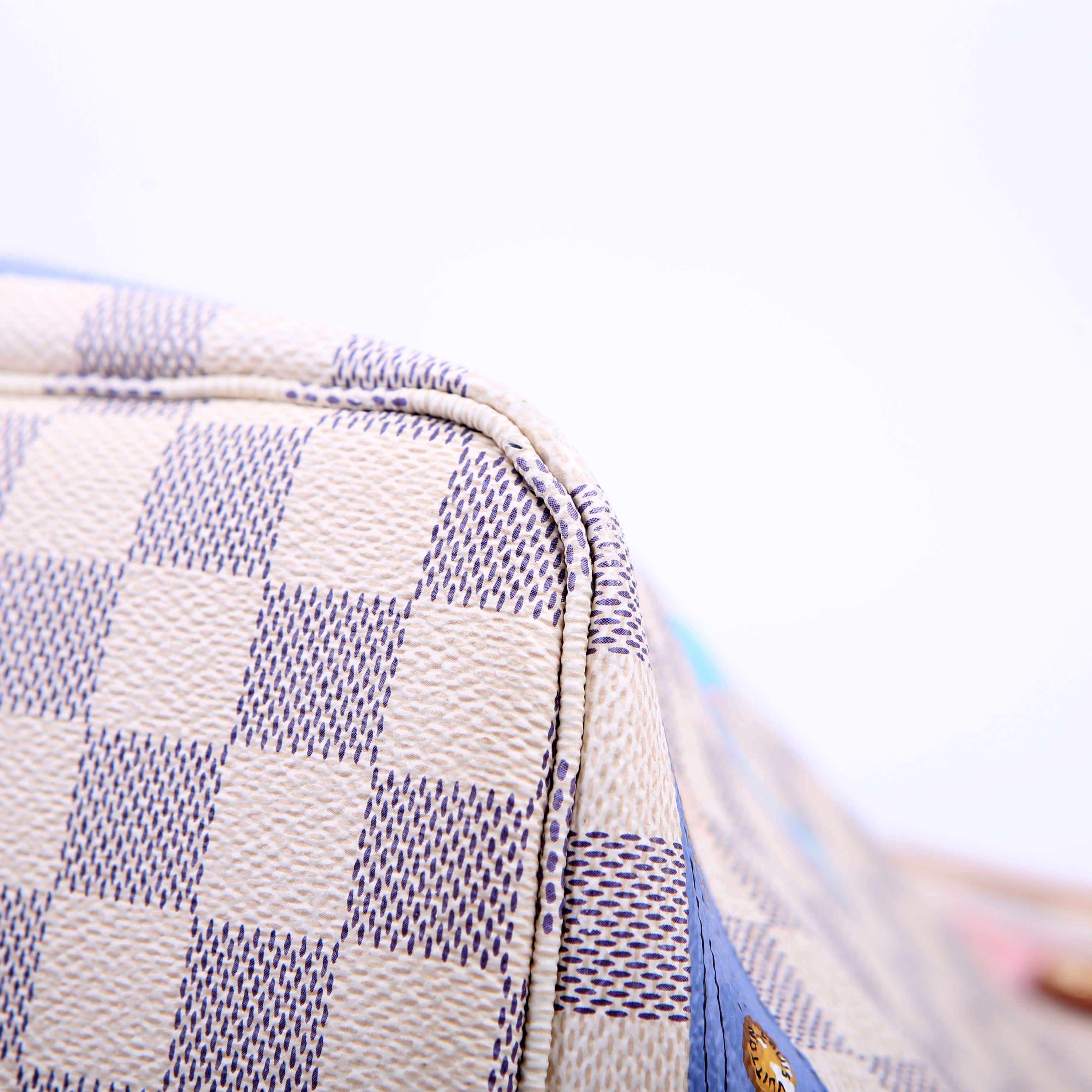Louis Vuitton Neverfull MM Summer Trunks Damier Azur