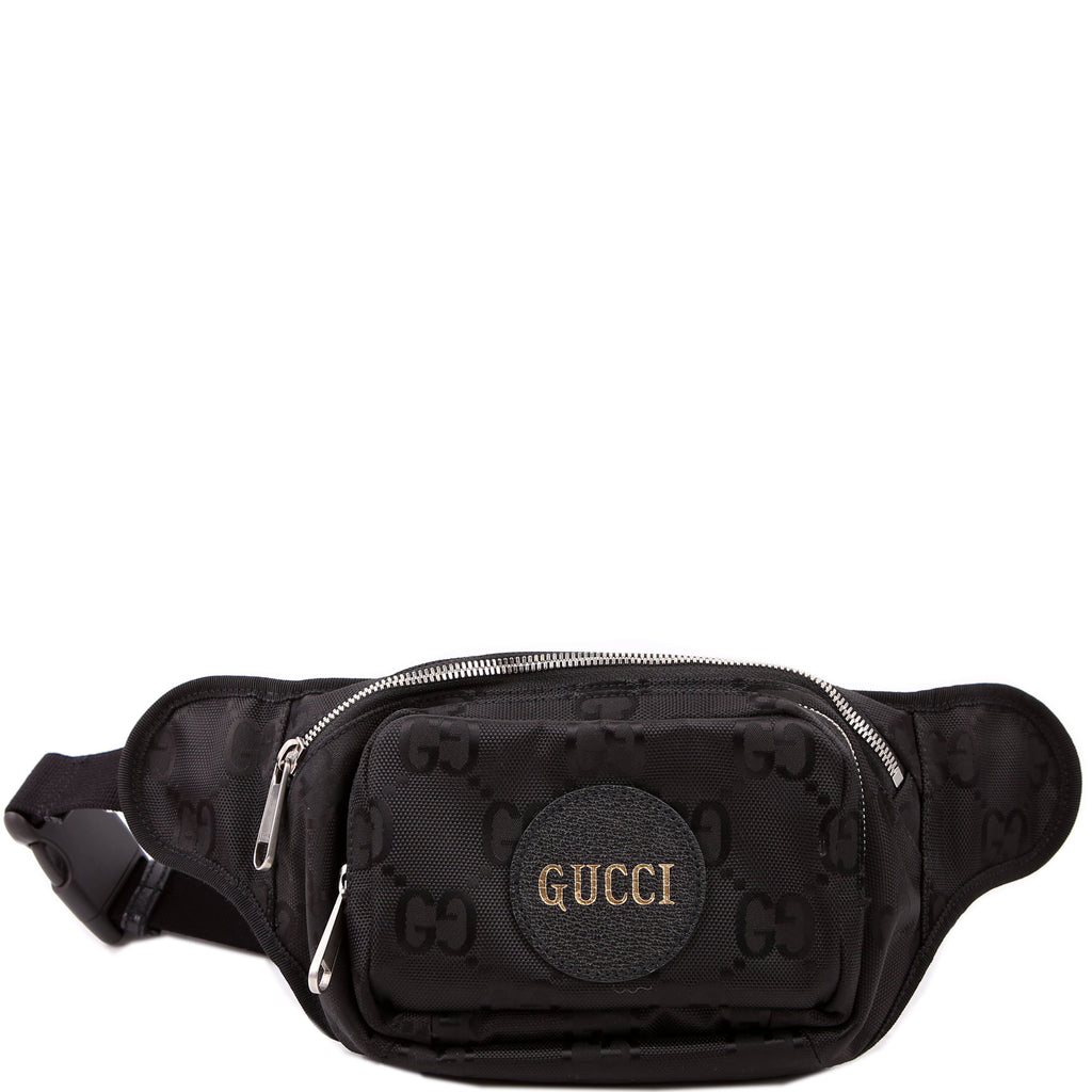 Gucci 739372 Nylon Off the Grid Logo Belt Bag Black