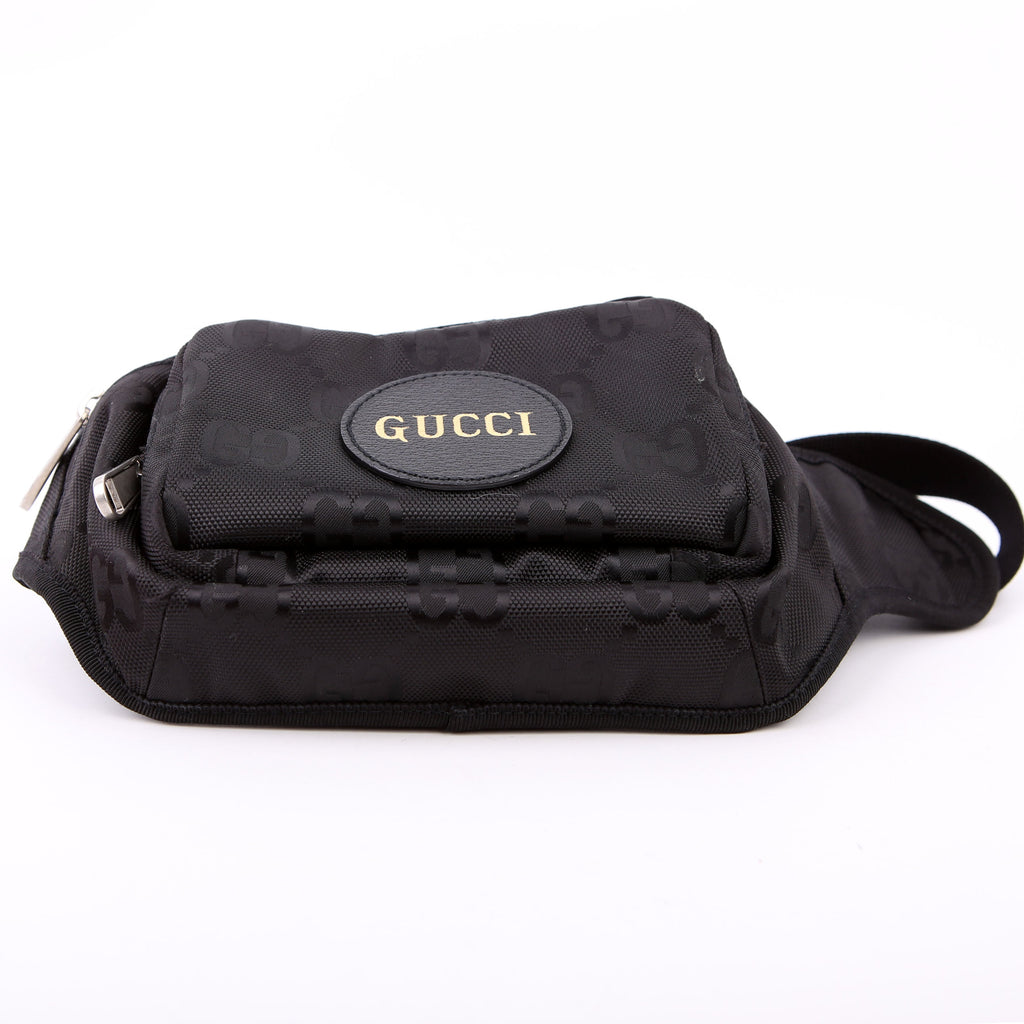 Gucci 739372 Nylon Off the Grid Logo Belt Bag Black