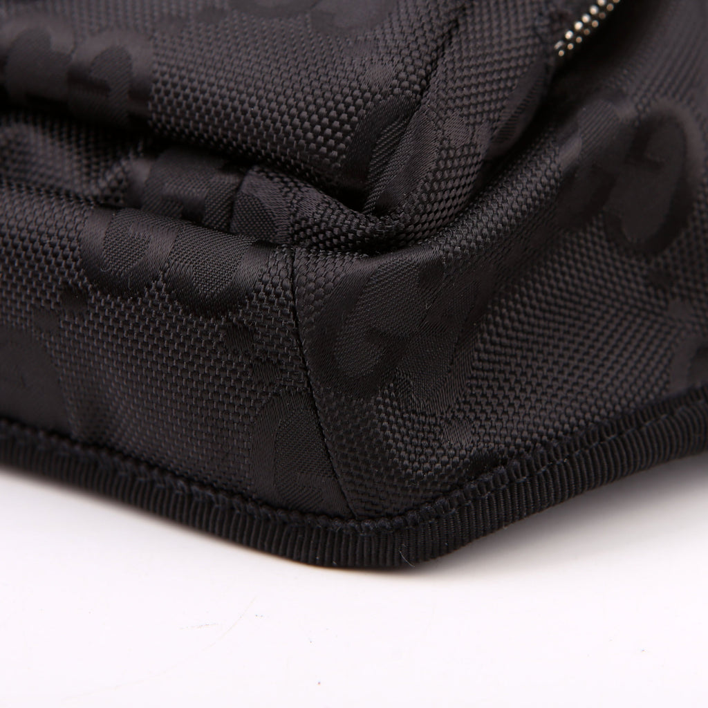 Gucci 739372 Nylon Off the Grid Logo Belt Bag Black