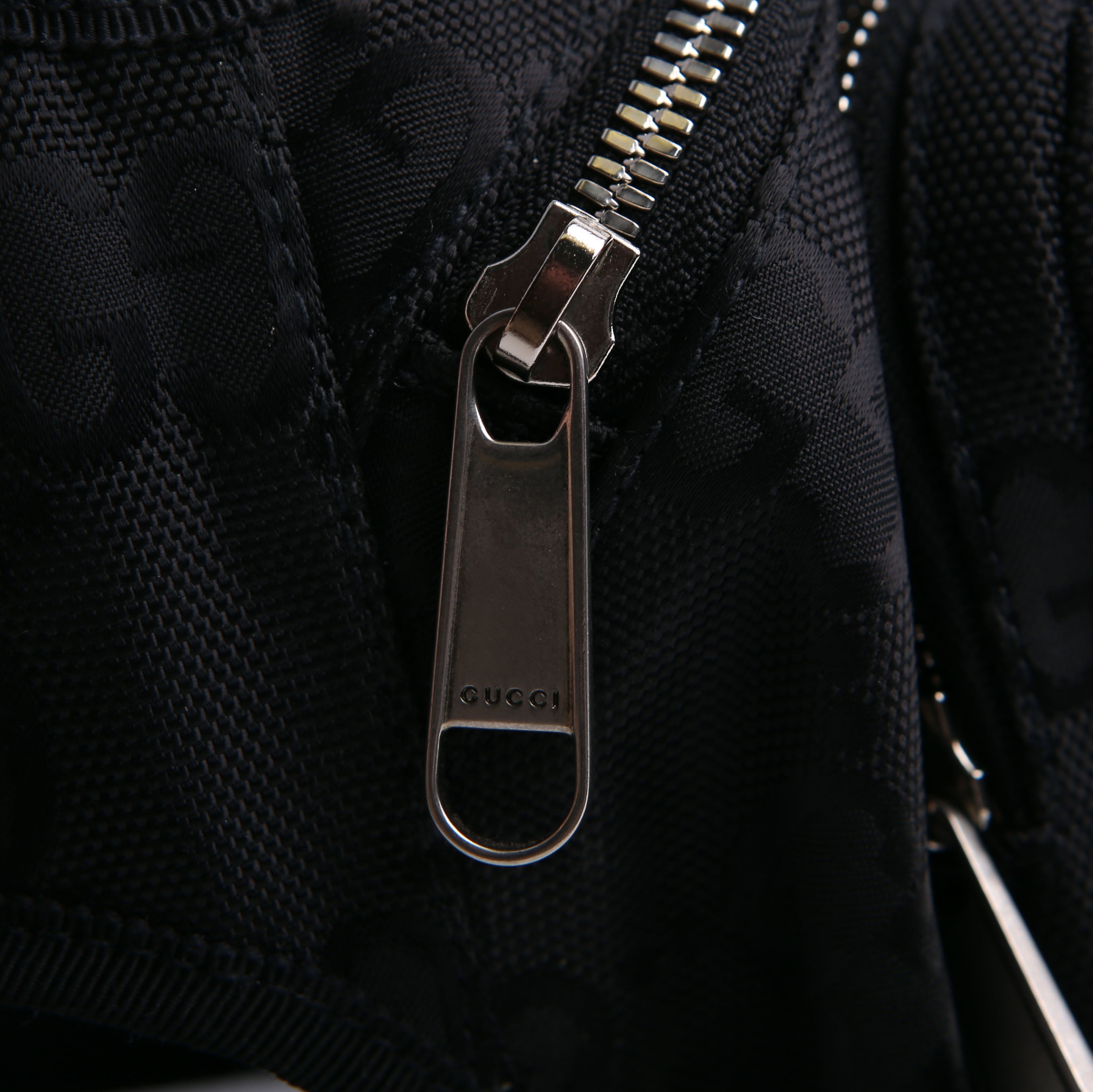 Gucci 739372 Nylon Off the Grid Logo Belt Bag Black