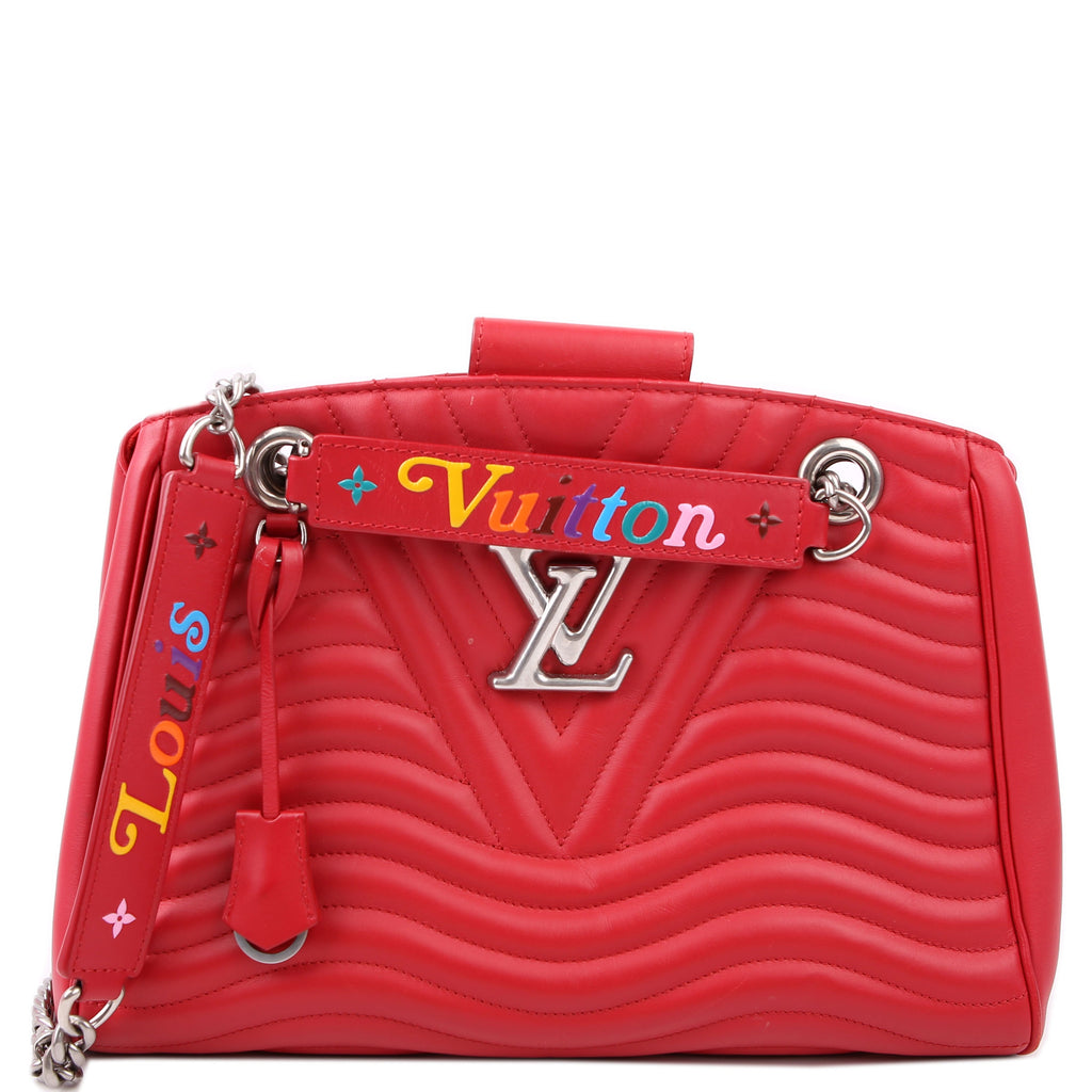 Louis Vuitton New Wave Chain Tote Red