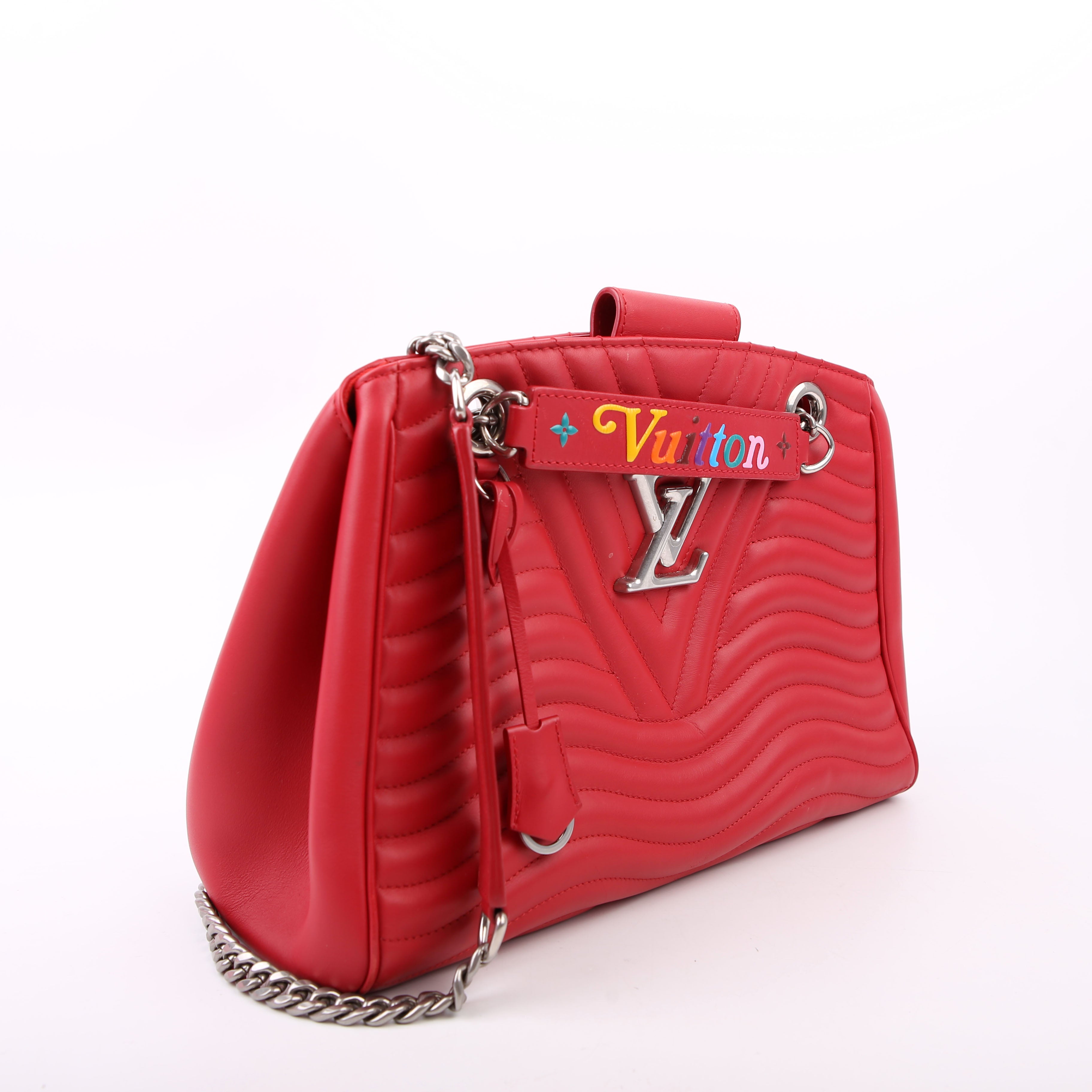 Louis Vuitton New Wave Chain Tote Red