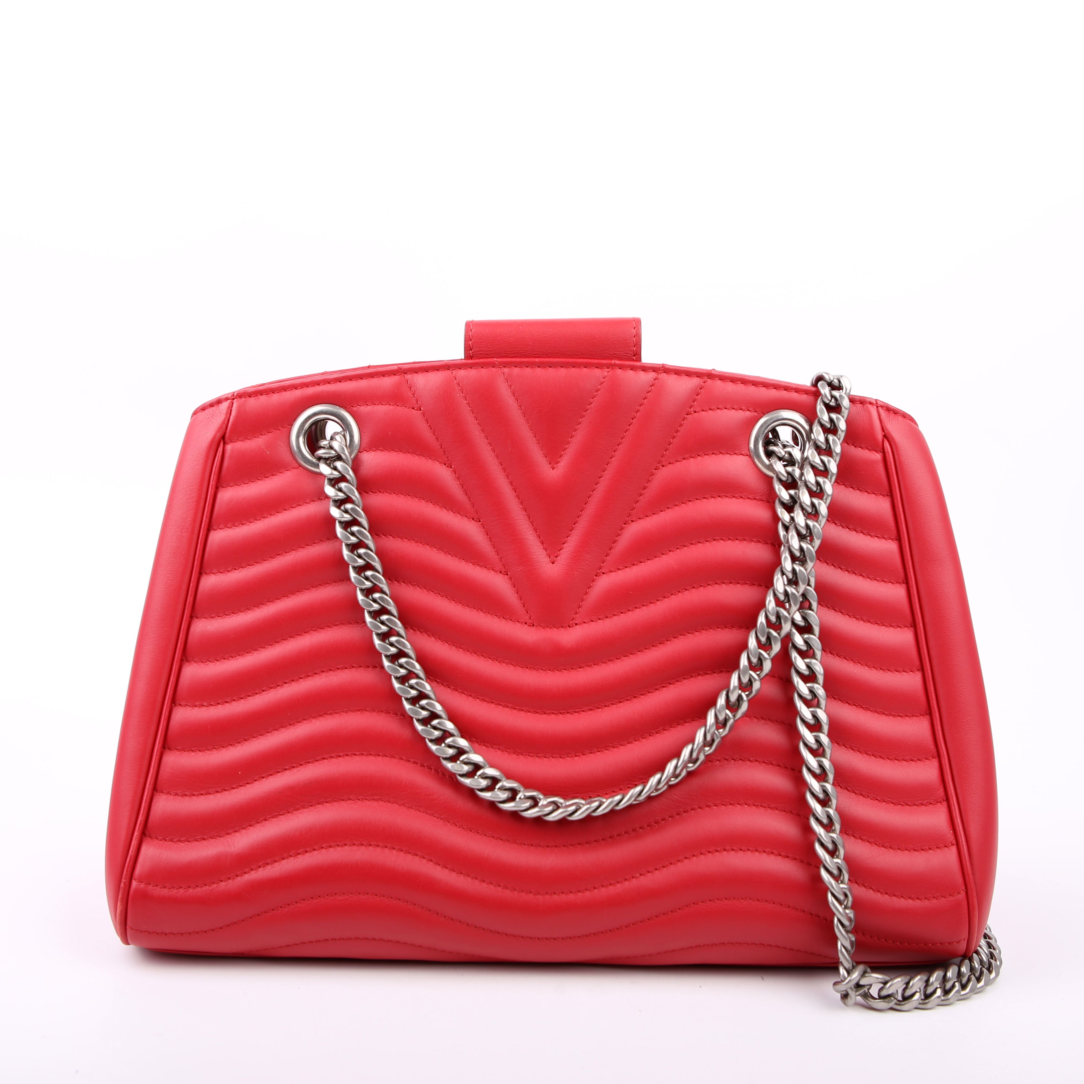 Louis Vuitton New Wave Chain Tote Red