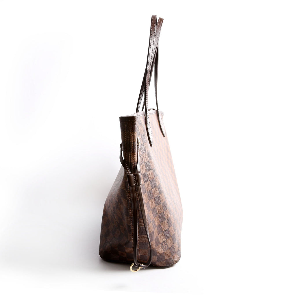 Louis Vuitton Neverfull With Wallet MM Ebene