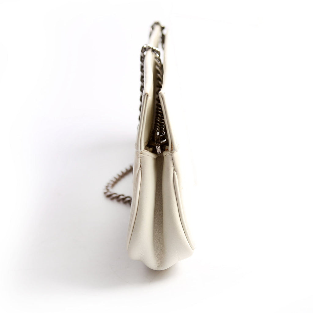 Chanel Vertical Quitl Lax Bag Small 8M Ivory