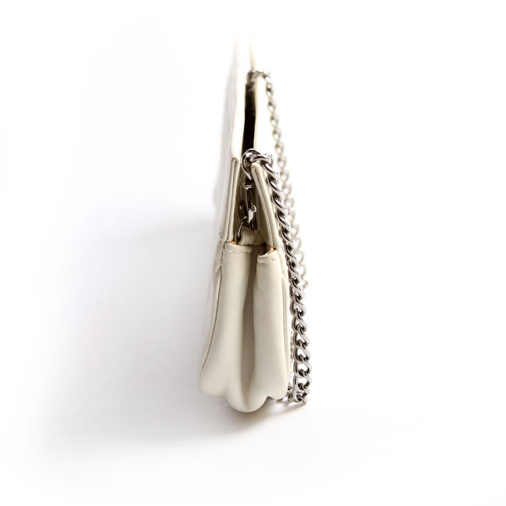 Chanel Vertical Quitl Lax Bag Small 8M Ivory