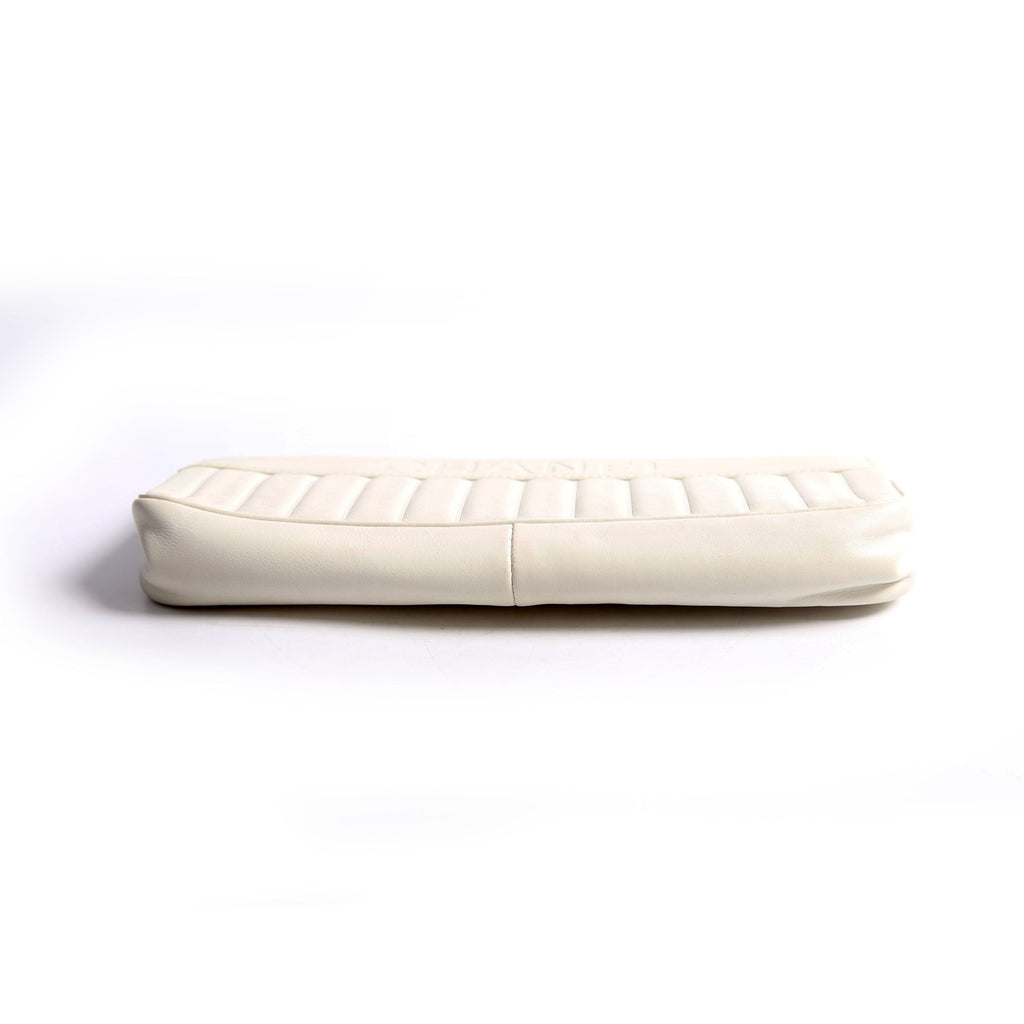 Chanel Vertical Quitl Lax Bag Small 8M Ivory