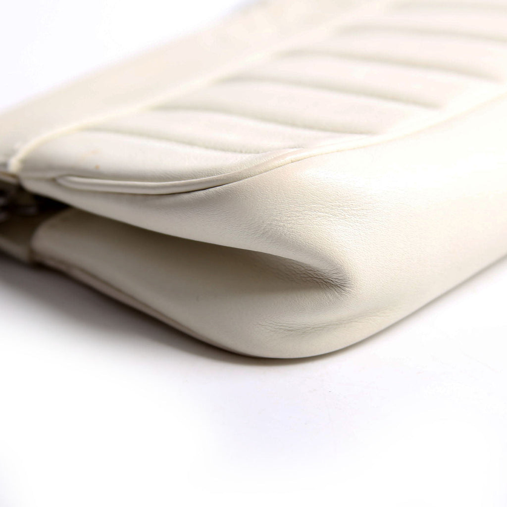 Chanel Vertical Quitl Lax Bag Small 8M Ivory