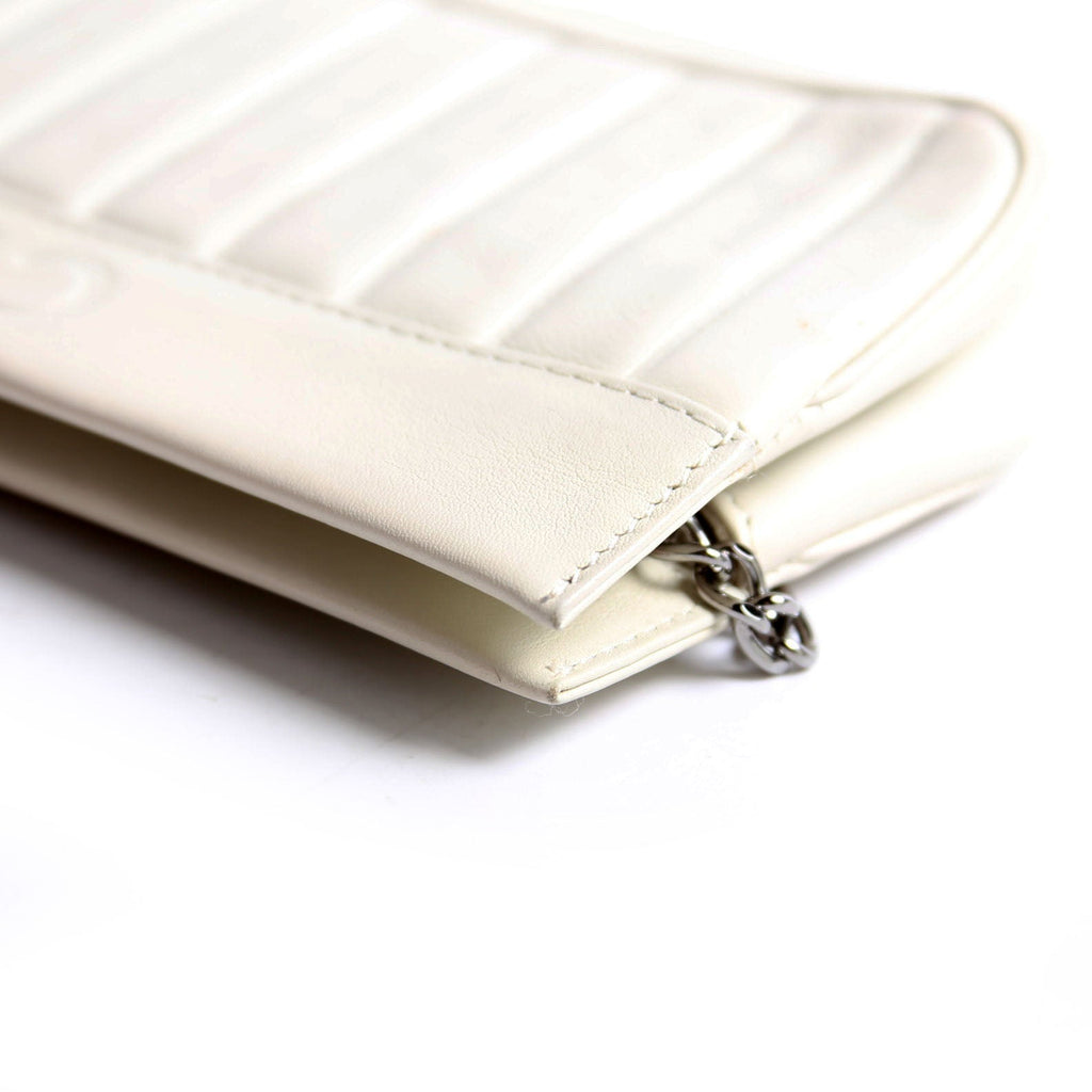 Chanel Vertical Quitl Lax Bag Small 8M Ivory