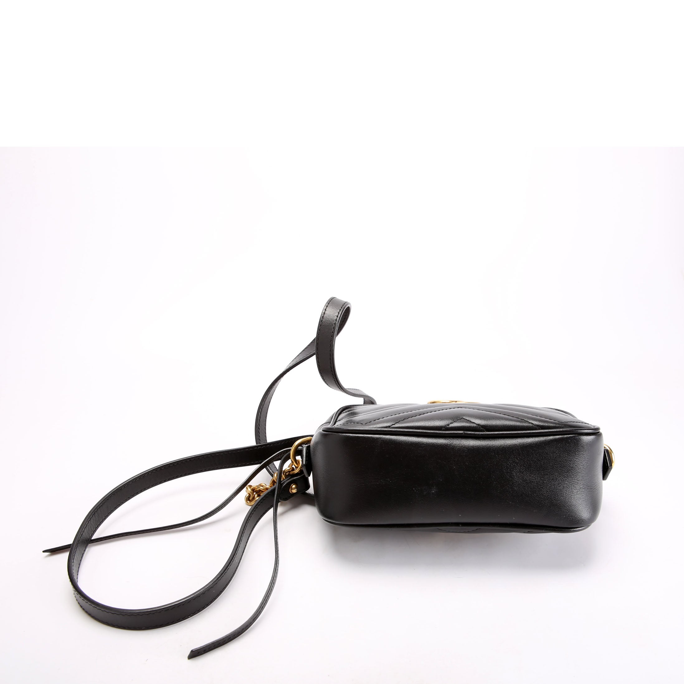 Gucci 448065 Marmont Mini Camera Bag Black