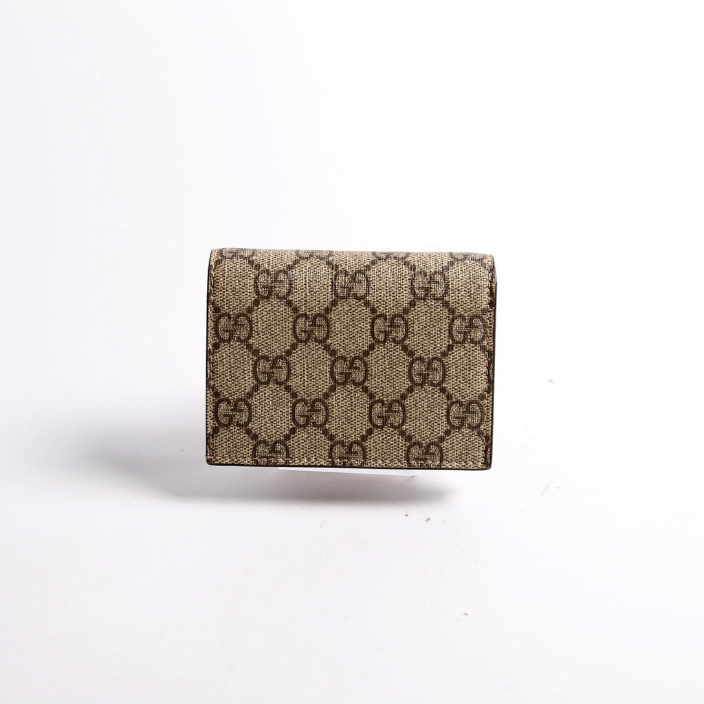Gucci GG Supreme Cherries Card Case Red
