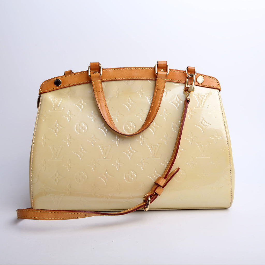 Louis Vuitton Brea GM Vernis Yellow