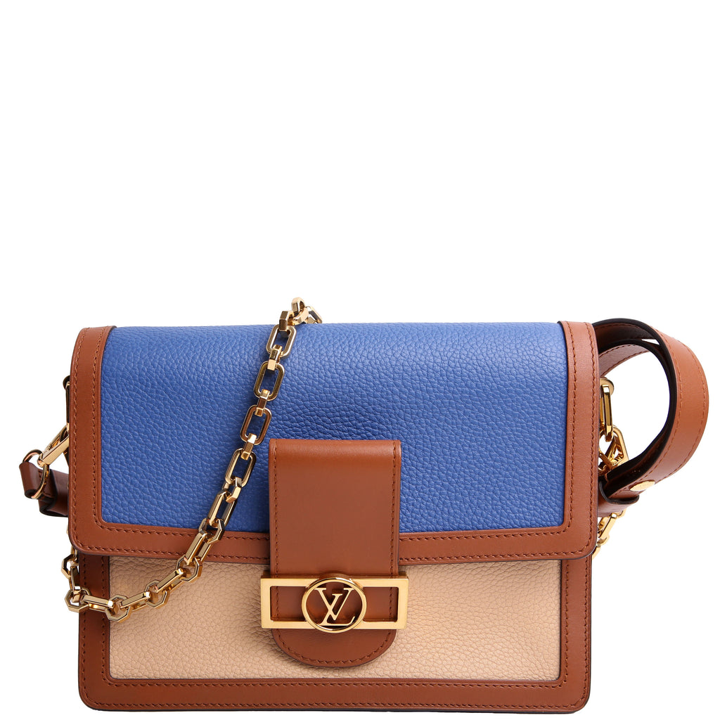 Louis Vuitton Dauphine Mini Taurillon Leather Brown/Blue