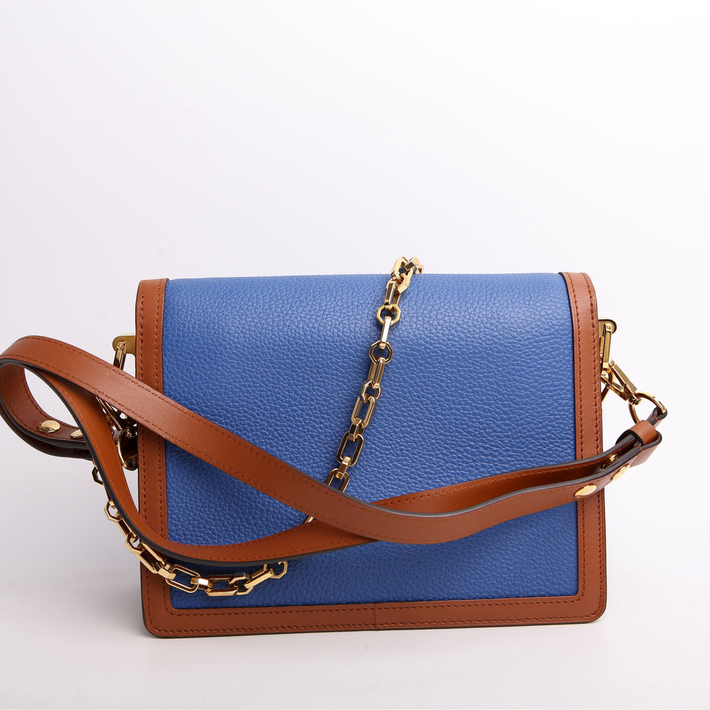 Louis Vuitton Dauphine Mini Taurillon Leather Brown/Blue