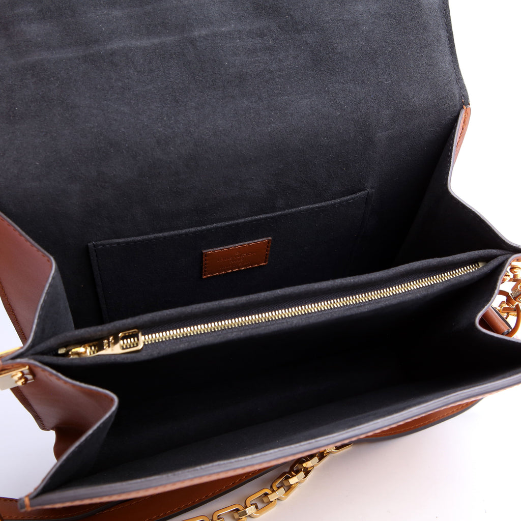 Louis Vuitton Dauphine Mini Taurillon Leather Brown/Blue