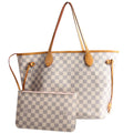 Louis Vuitton Neverfull With Wallet MM Azur