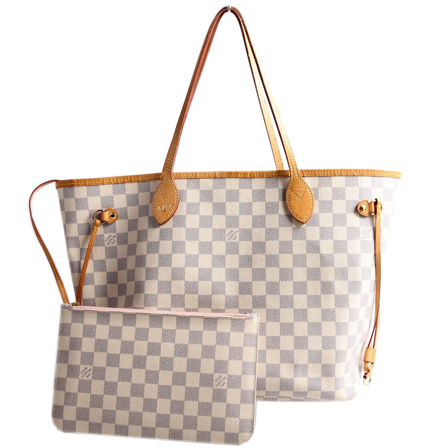 Louis Vuitton Neverfull With Wallet MM Azur
