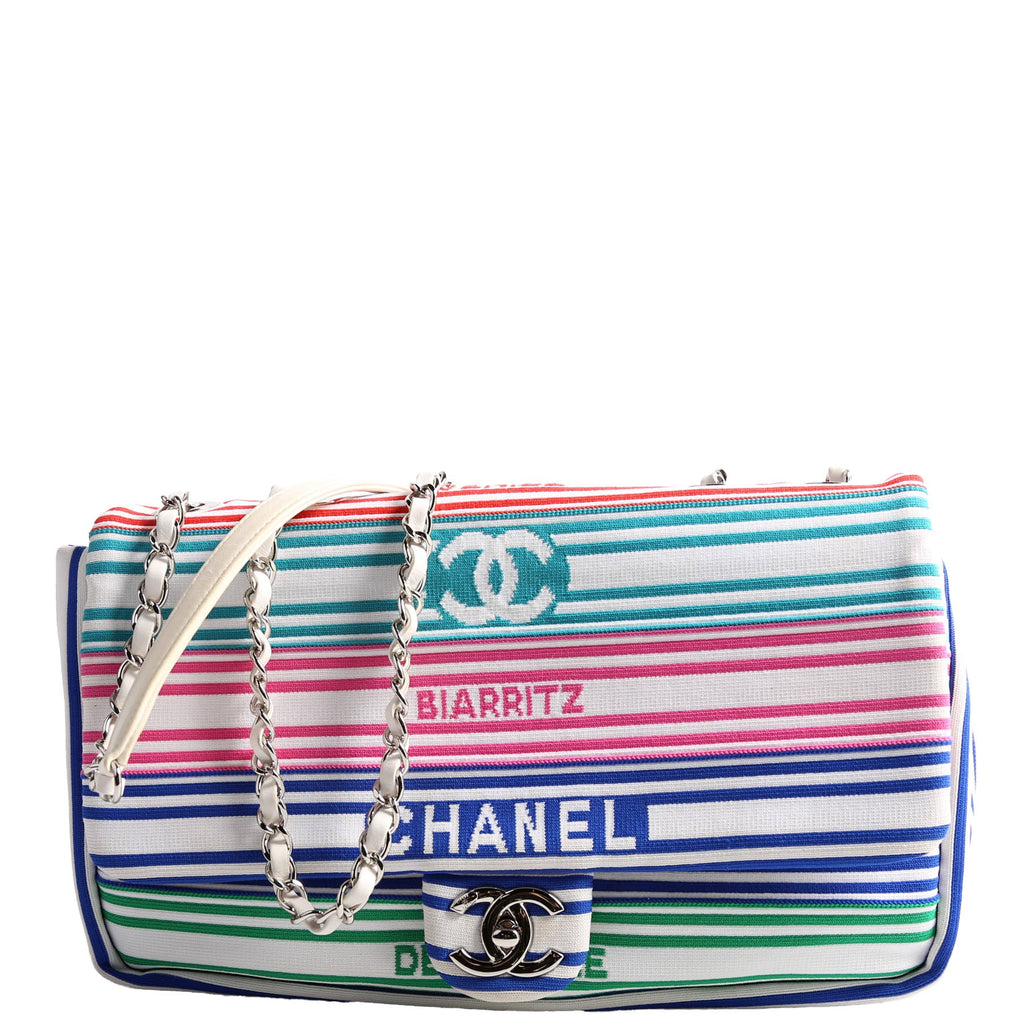 Chanel Venise Biarritz Flap Mixed Fibers Lambskin 27M Multicolor