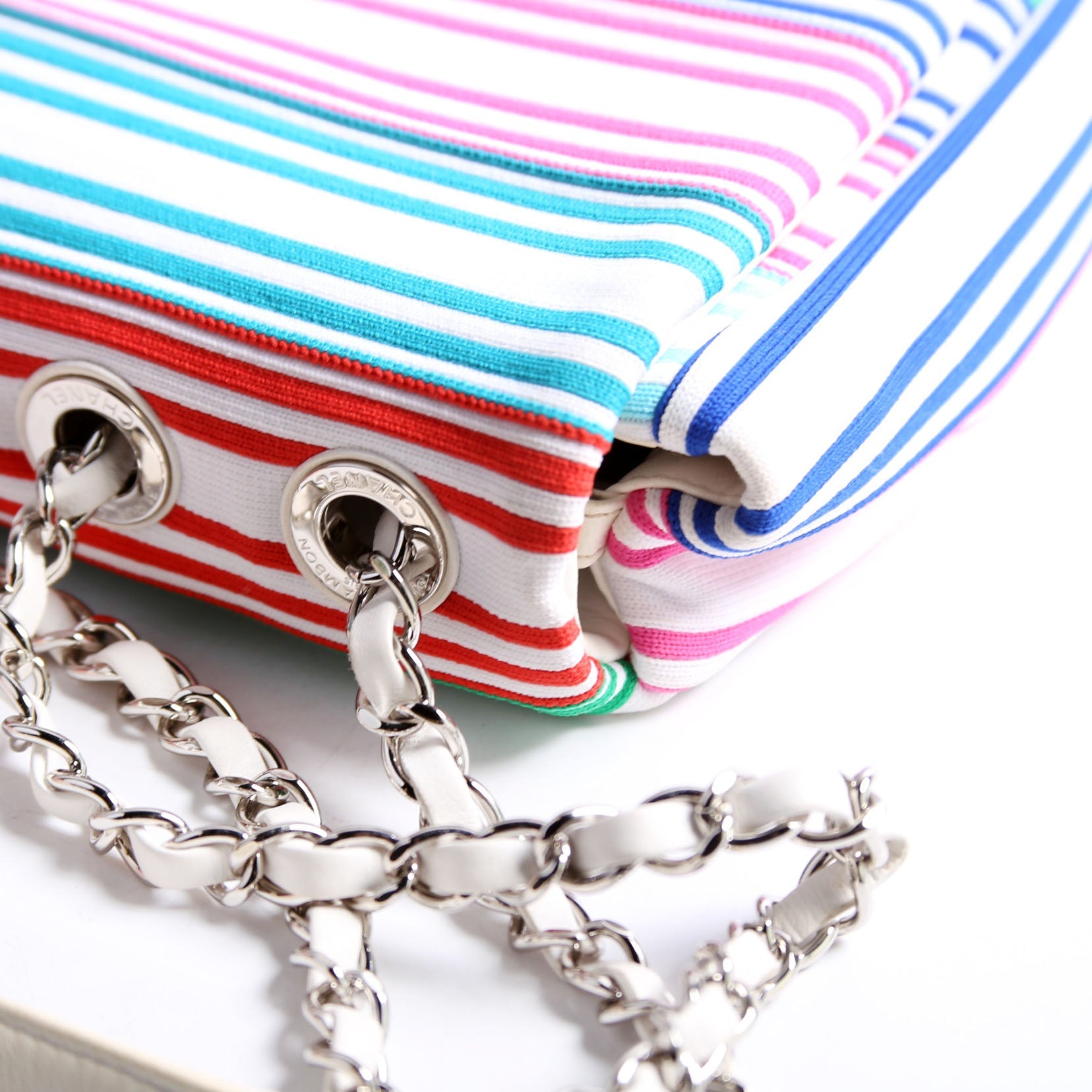 Chanel Venise Biarritz Flap Mixed Fibers Lambskin 27M Multicolor