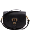 Christian Dior Bobby Bag Medium Grain Leather Black