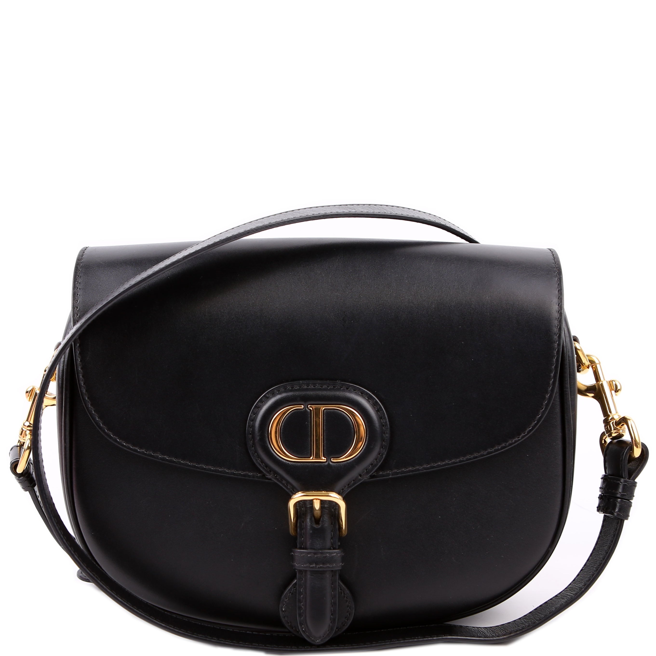 Christian Dior Bobby Bag Medium Grain Leather Black
