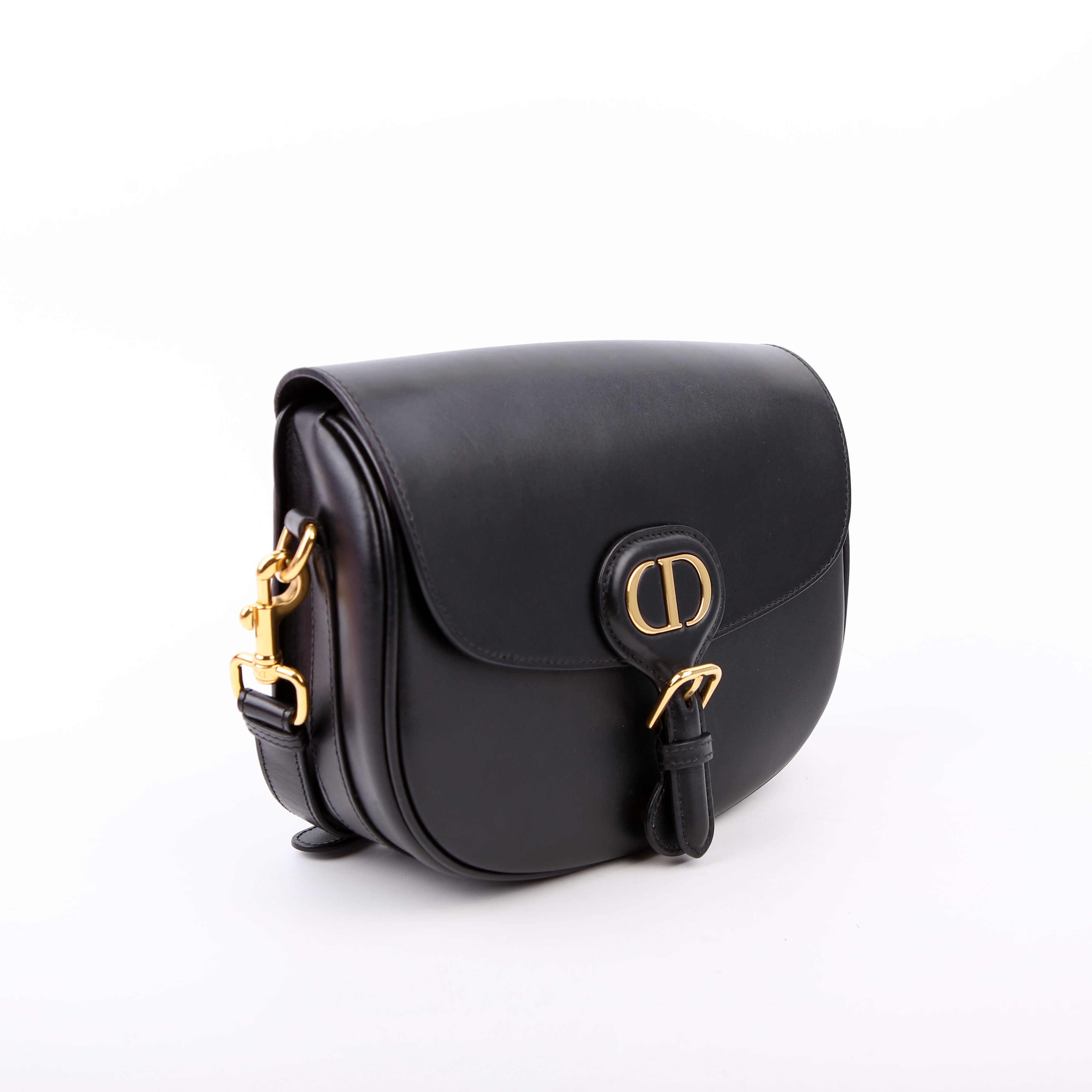 Christian Dior Bobby Bag Medium Grain Leather Black