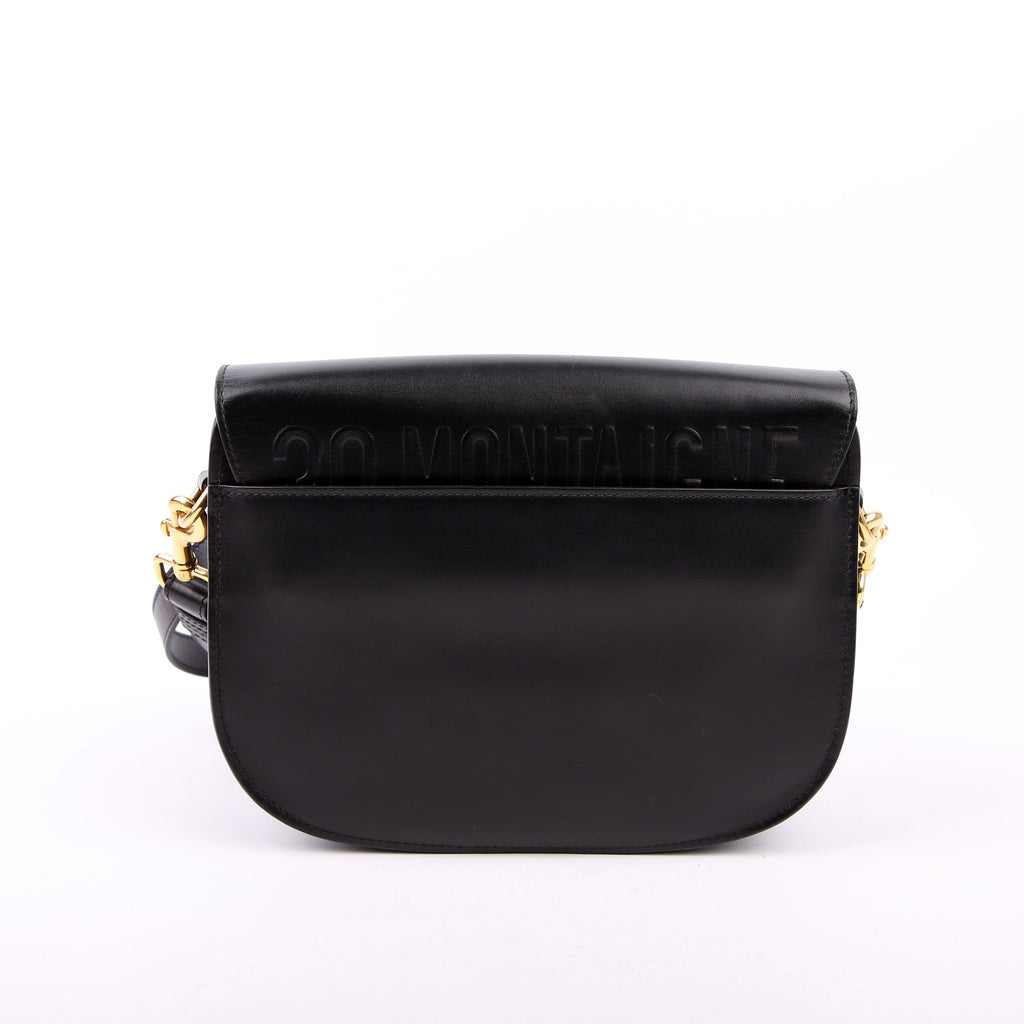 Christian Dior Bobby Bag Medium Grain Leather Black