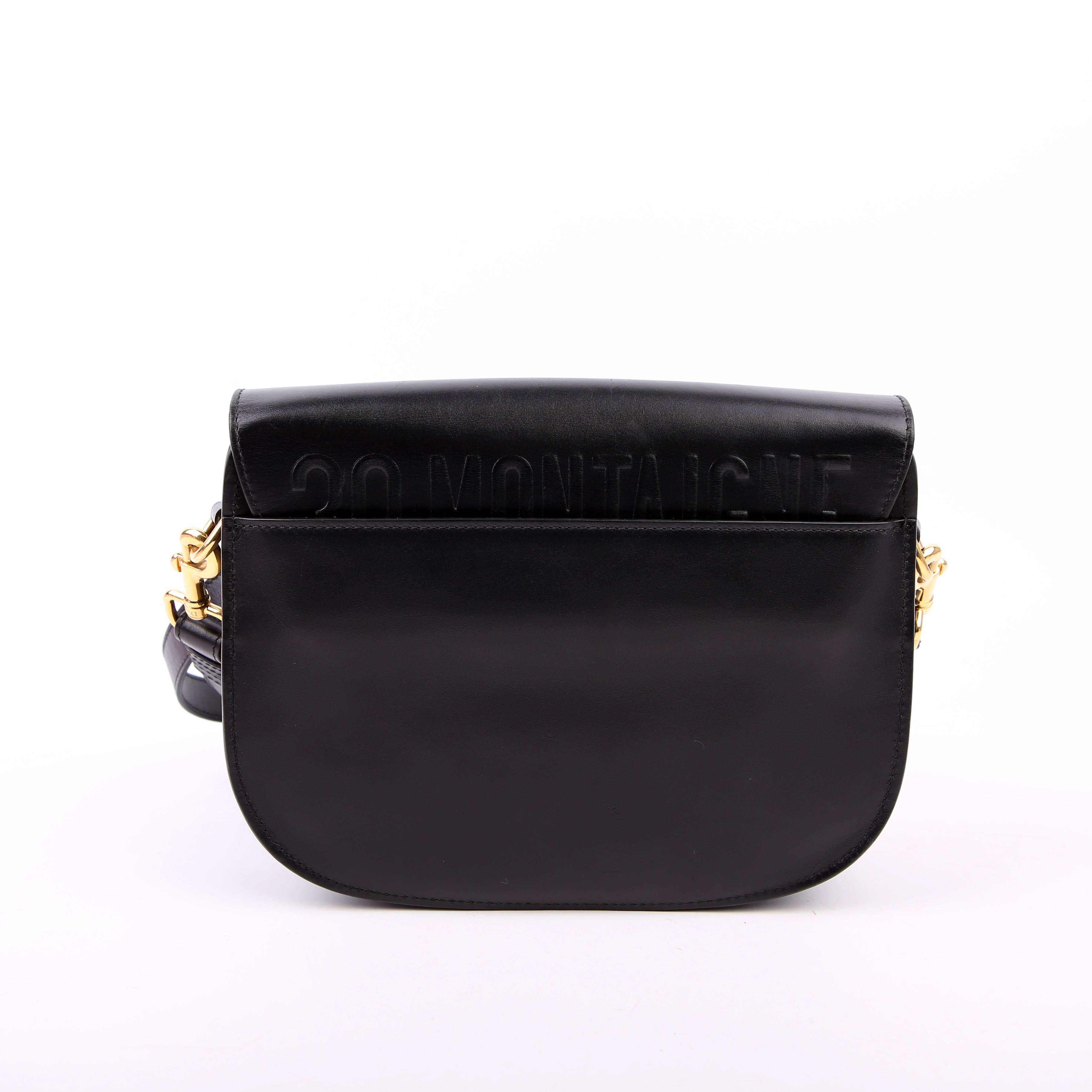Christian Dior Bobby Bag Medium Grain Leather Black