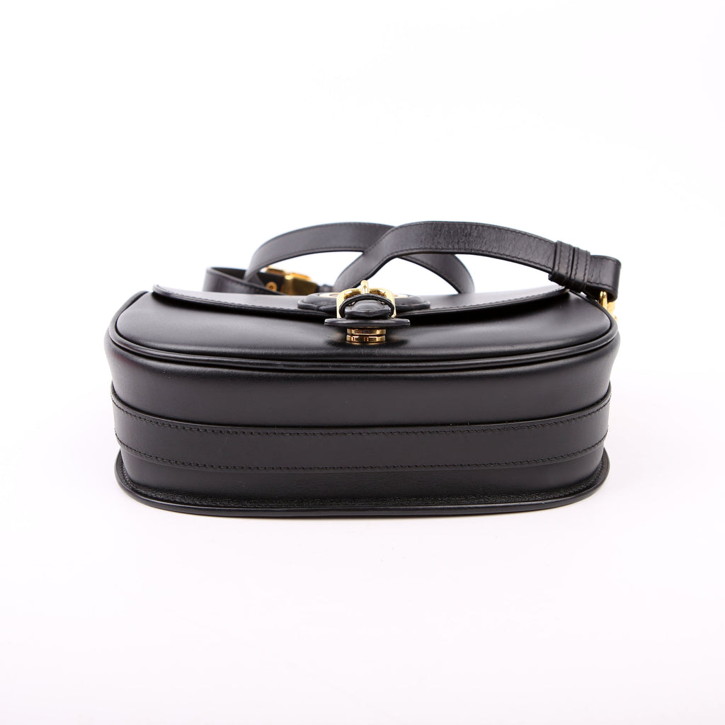 Christian Dior Bobby Bag Medium Grain Leather Black