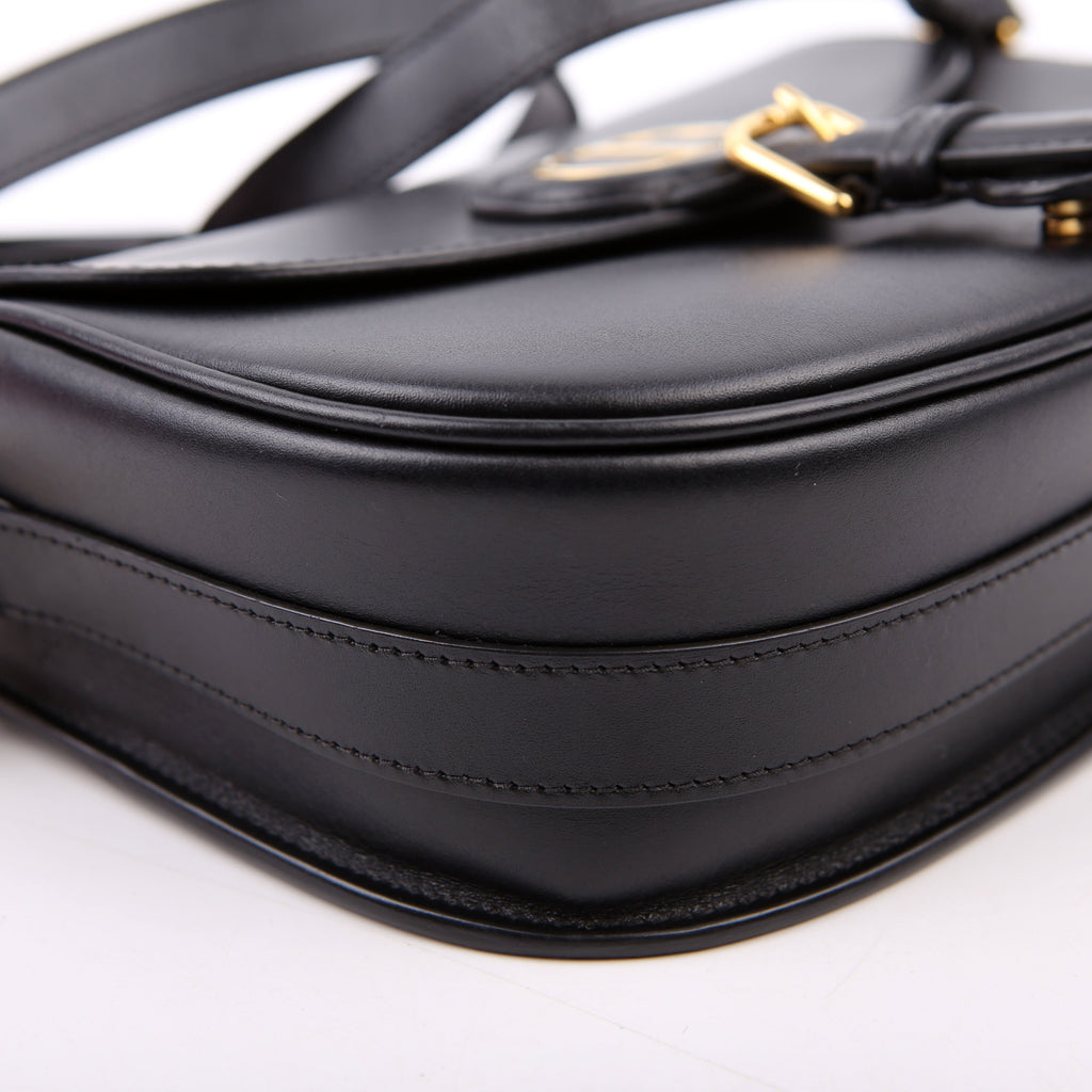 Christian Dior Bobby Bag Medium Grain Leather Black