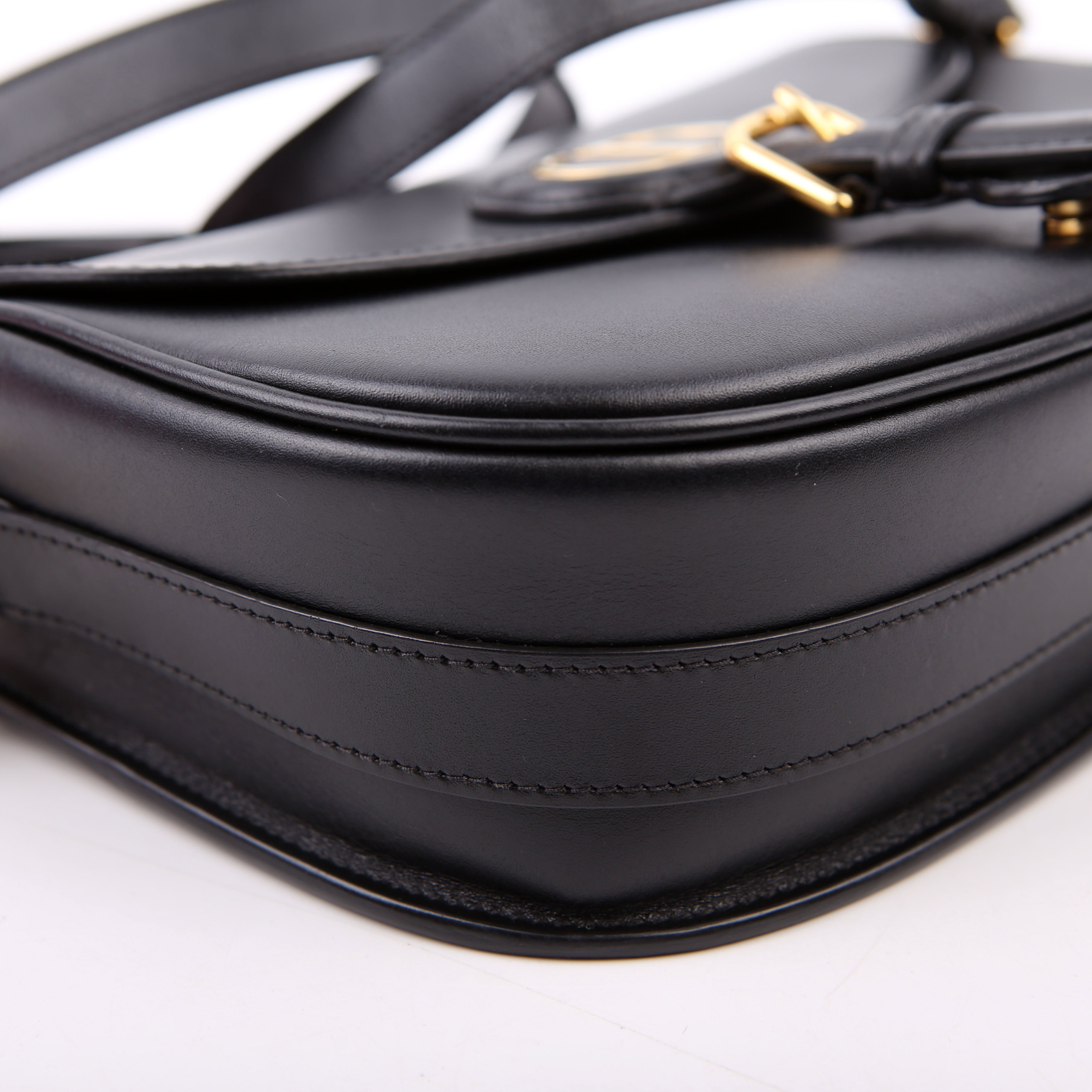 Christian Dior Bobby Bag Medium Grain Leather Black