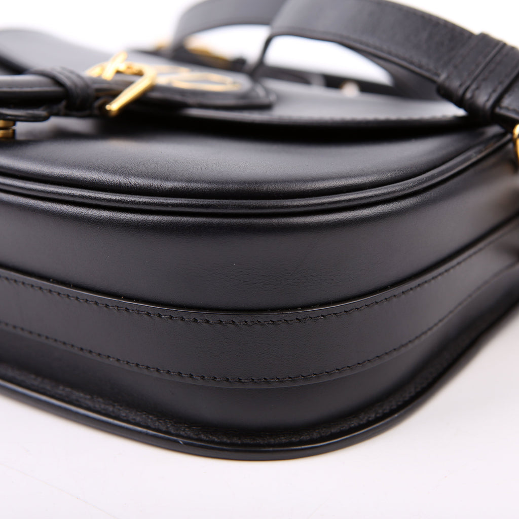 Christian Dior Bobby Bag Medium Grain Leather Black