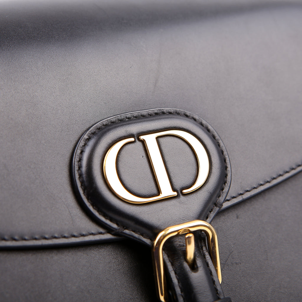 Christian Dior Bobby Bag Medium Grain Leather Black