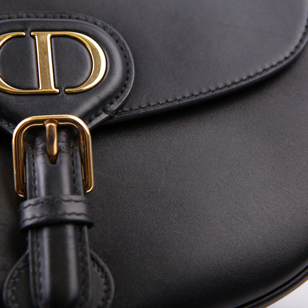 Christian Dior Bobby Bag Medium Grain Leather Black