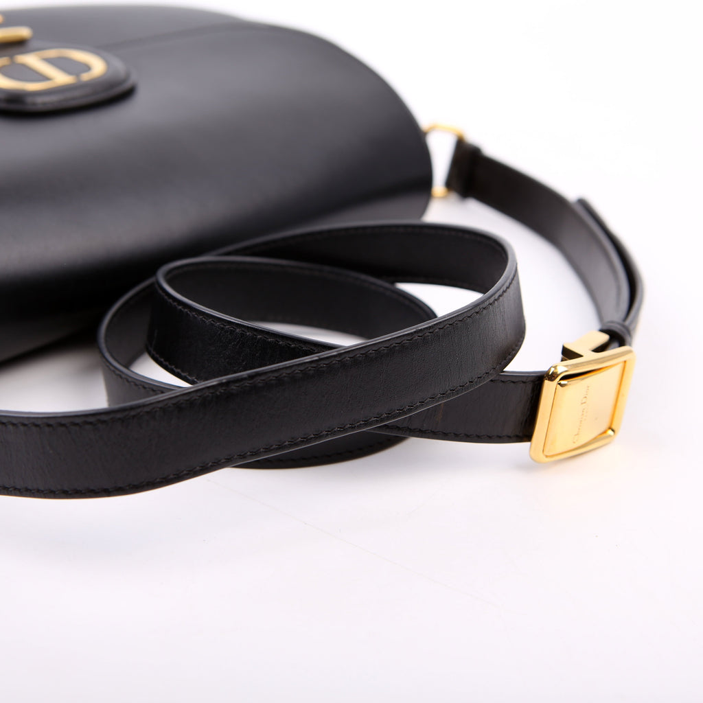 Christian Dior Bobby Bag Medium Grain Leather Black