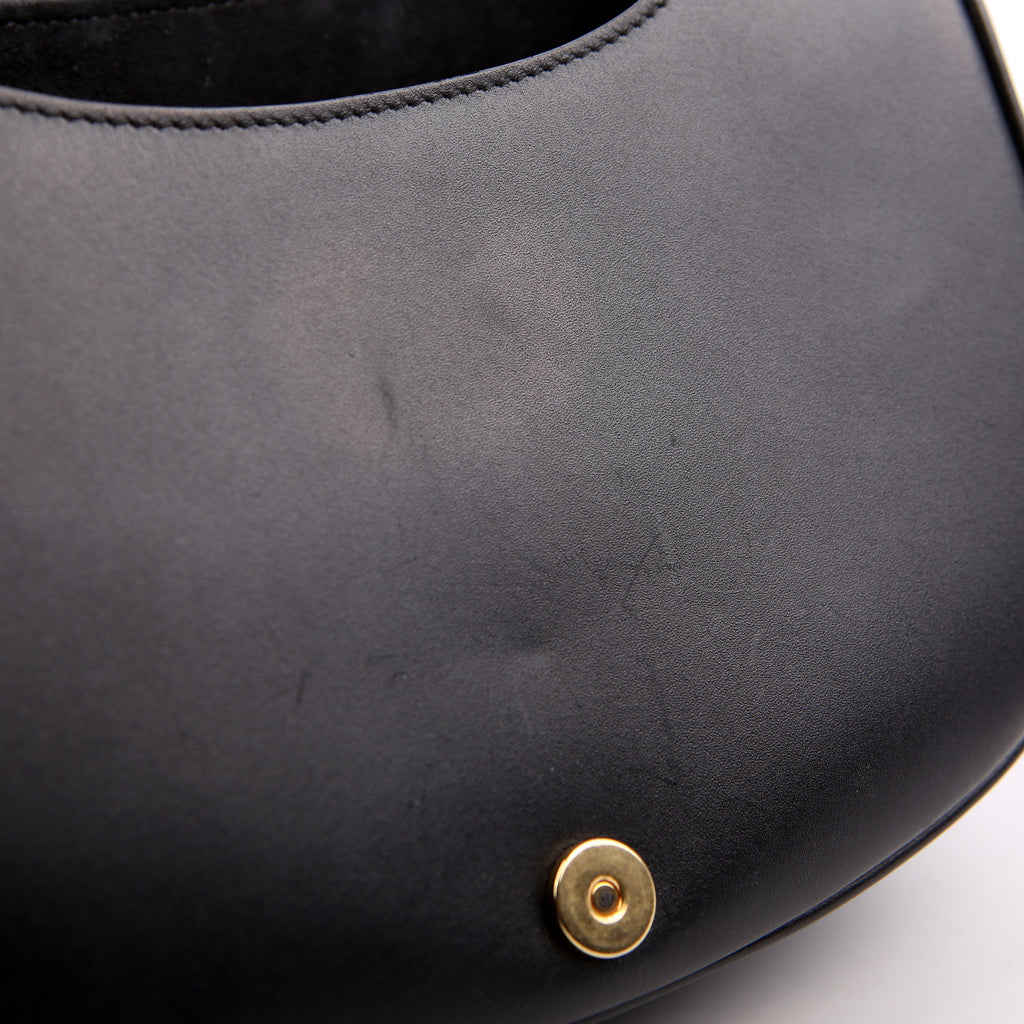Christian Dior Bobby Bag Medium Grain Leather Black
