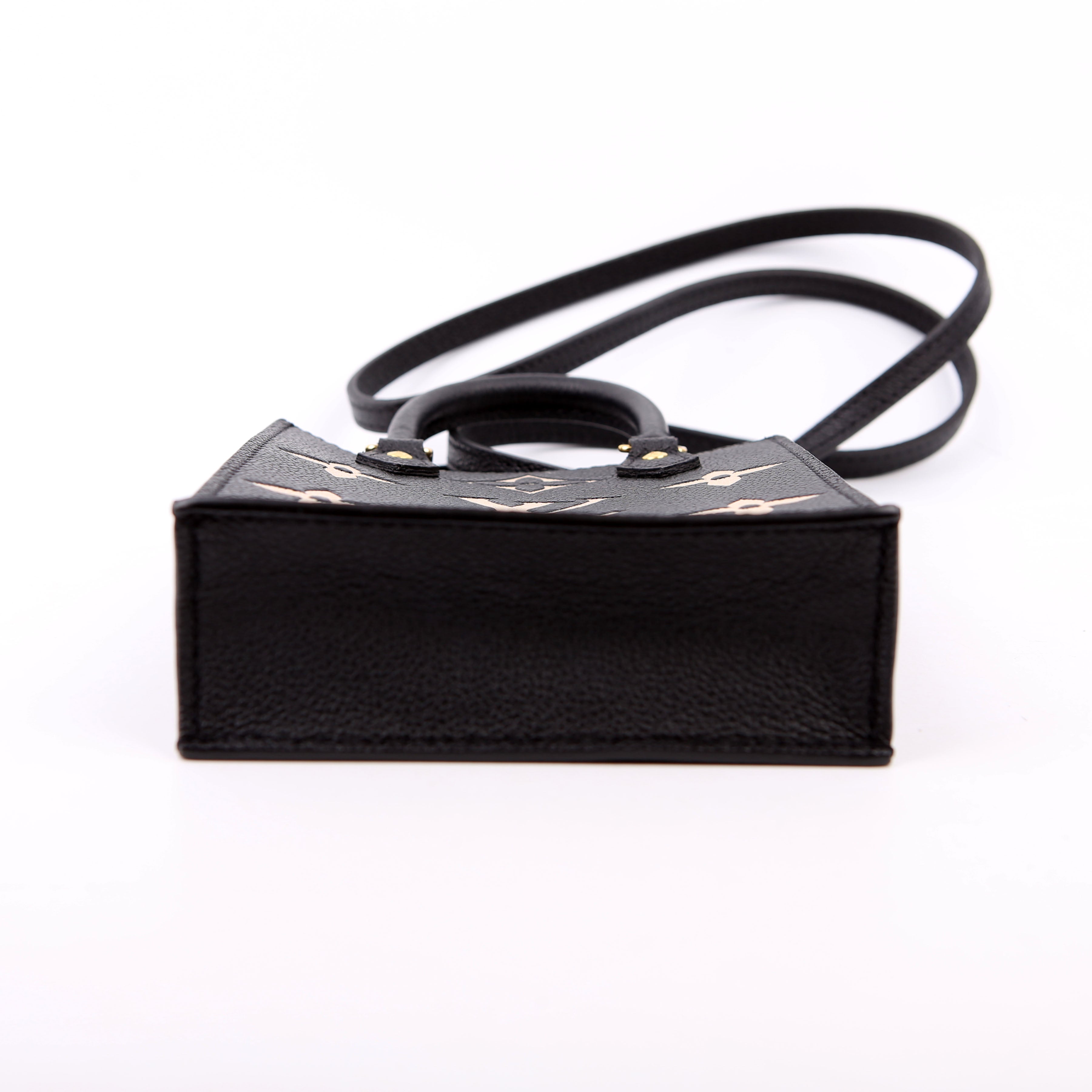 Louis Vuitton Petite Sac Plat Bicolor Empreinte Black/Cream