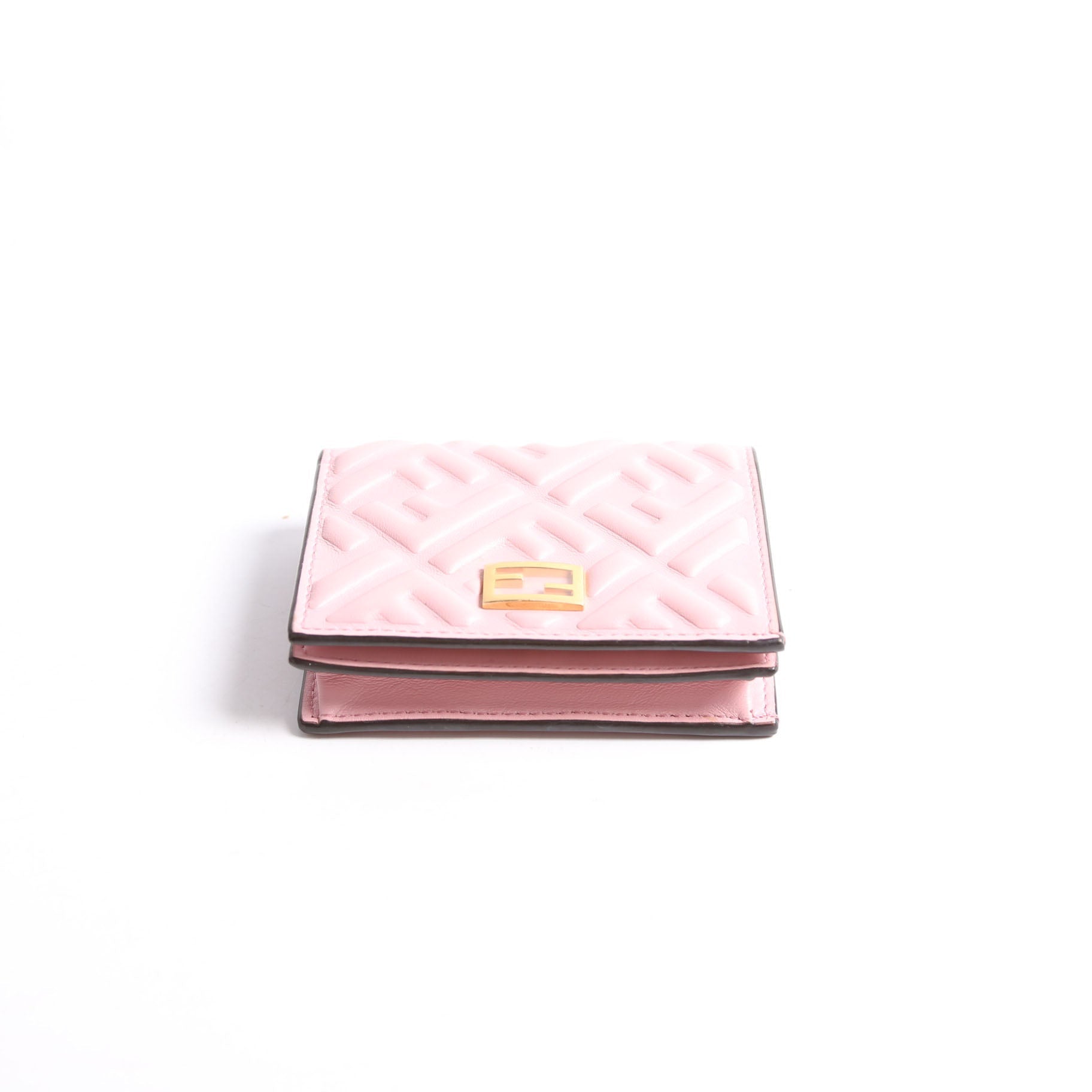 Fendi FF Embossed Card Holder Wallet
