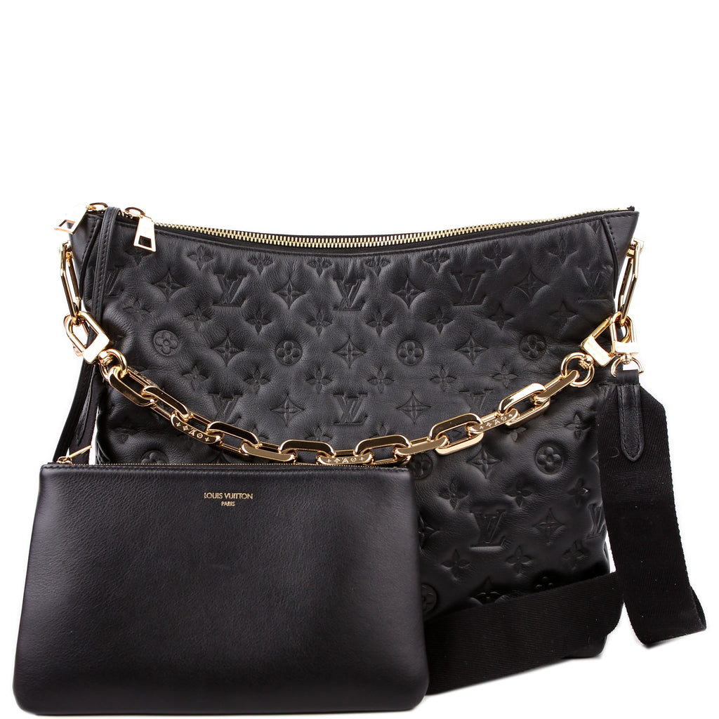 Louis Vuitton Coussin Hobo MM Lambskin Black