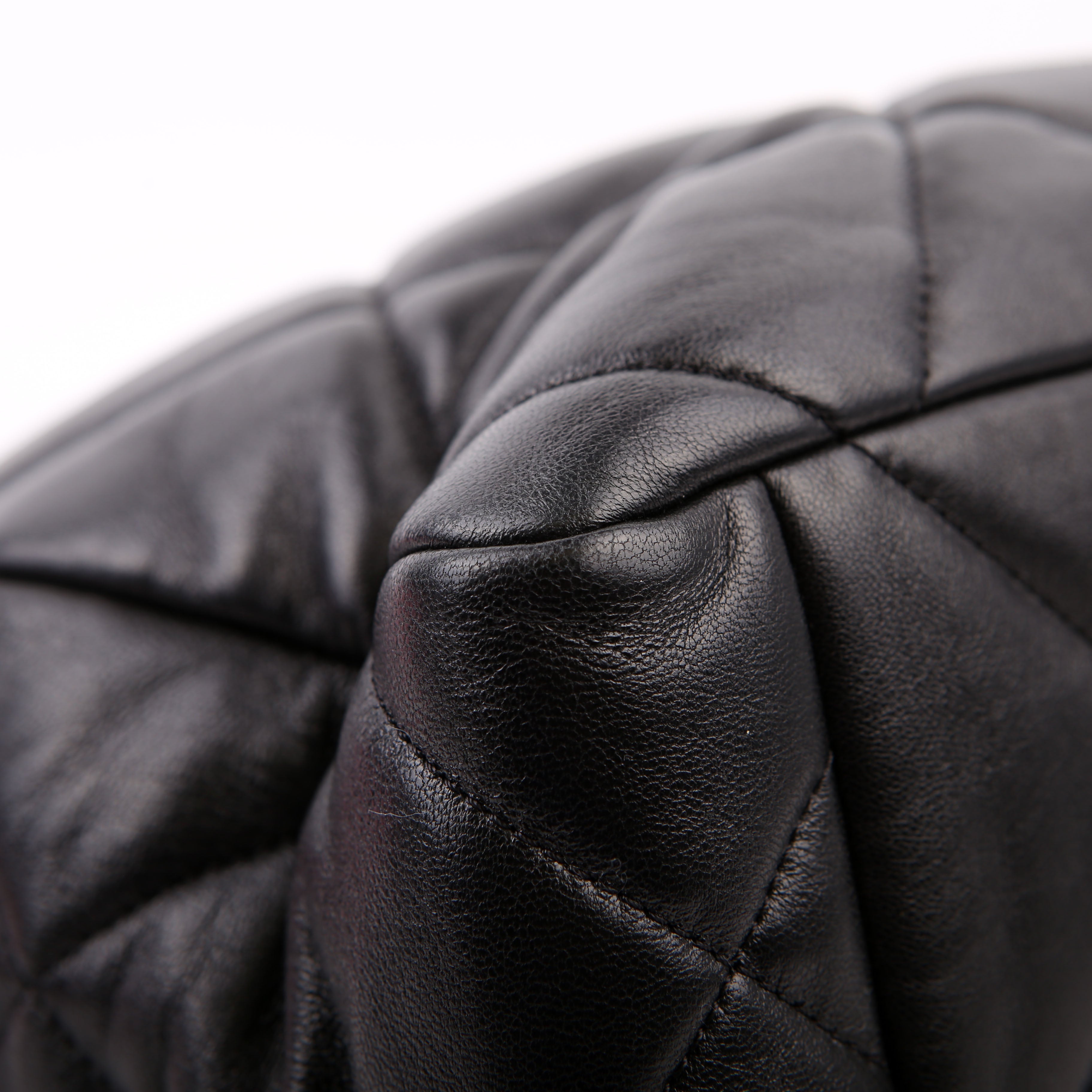 Chanel Chanel 19 Quilted Goatskin N/S Shopping Tote Black