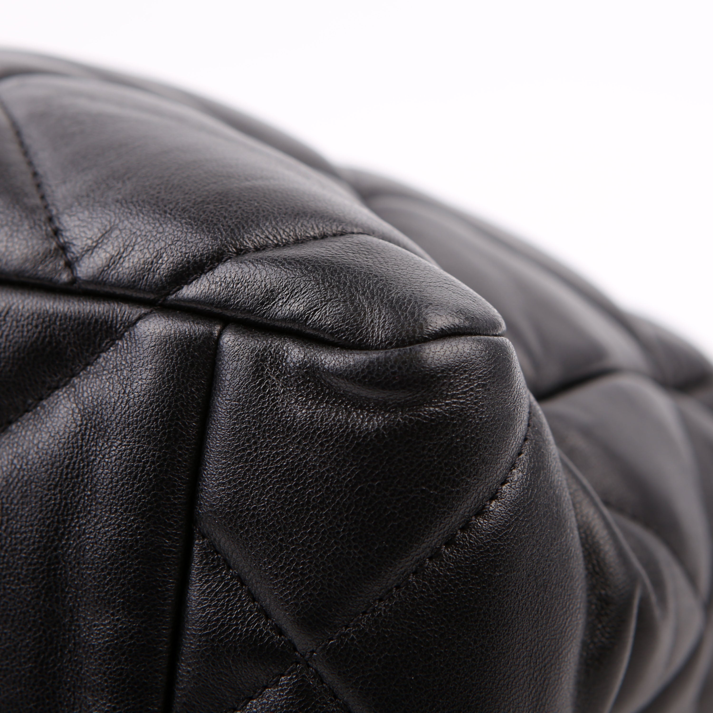 Chanel Chanel 19 Quilted Goatskin N/S Shopping Tote Black