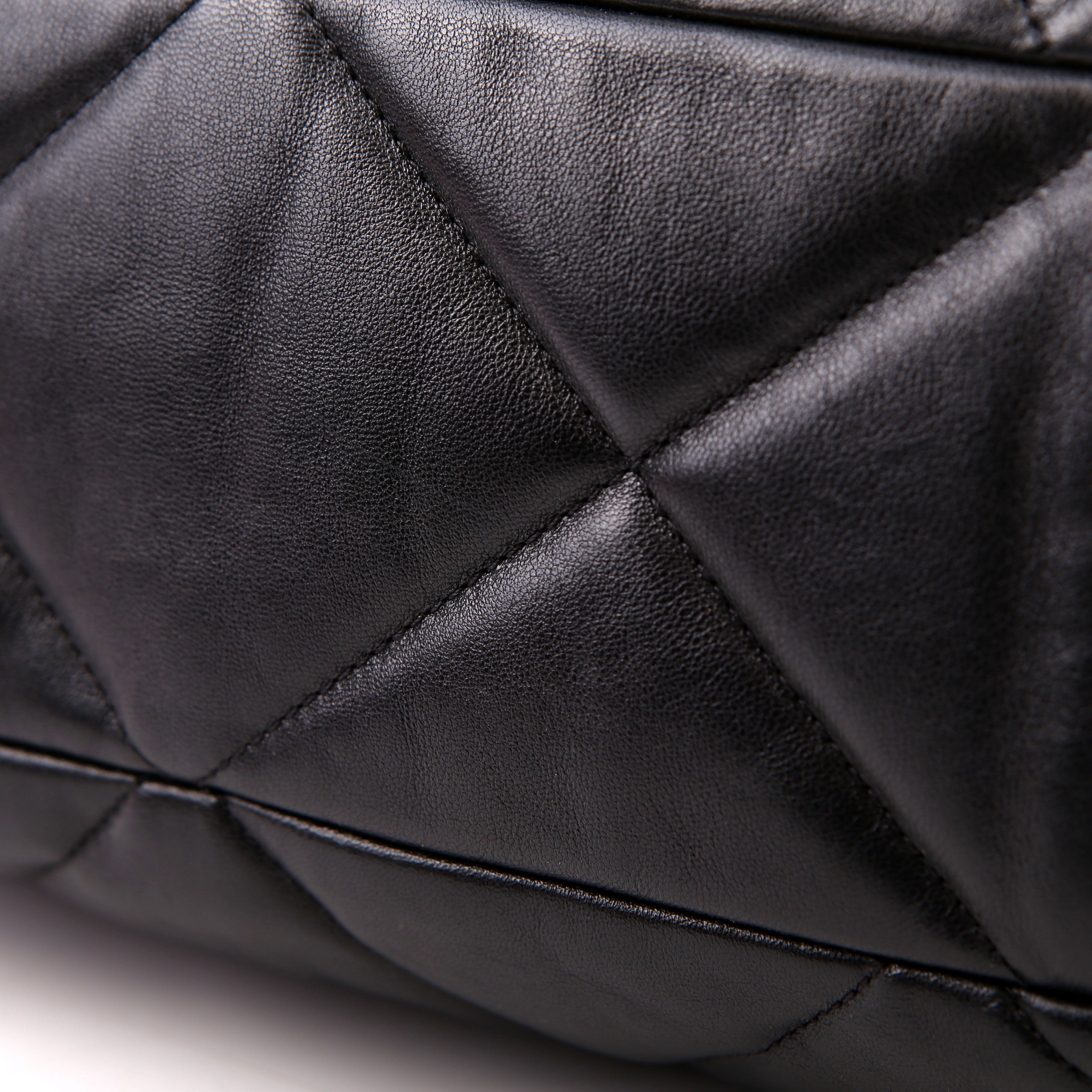 Chanel Chanel 19 Quilted Goatskin N/S Shopping Tote Black