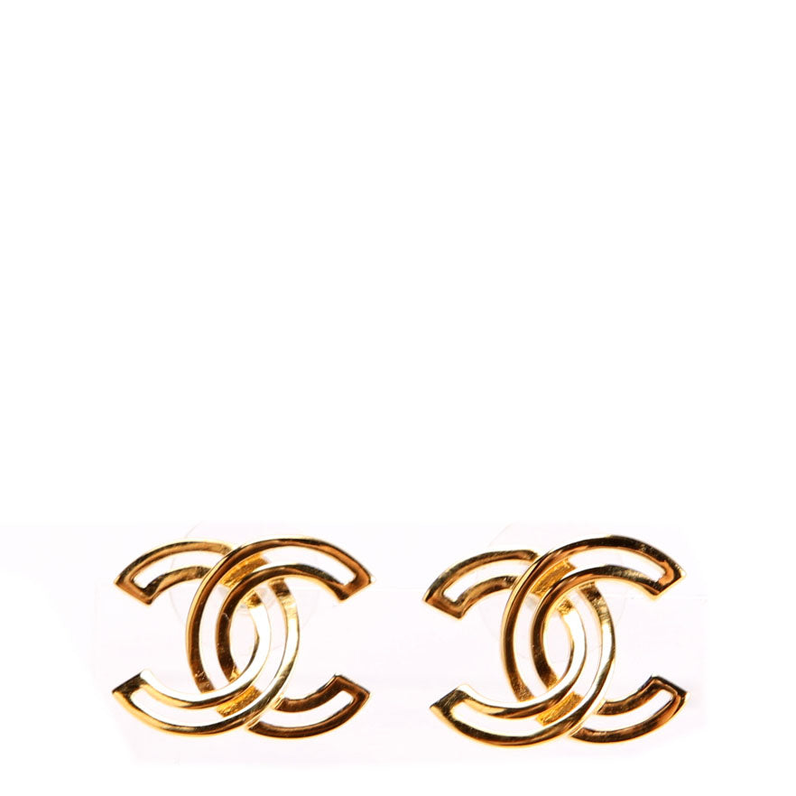 Chanel CC Cut-Out Stud