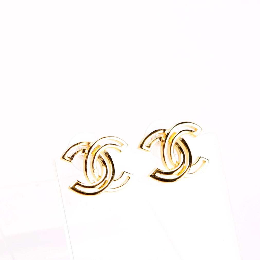 Chanel CC Cut-Out Stud