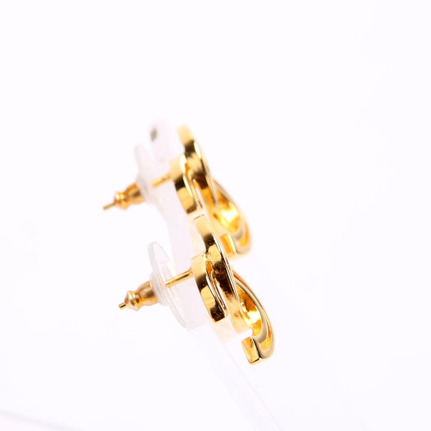 Chanel CC Cut-Out Stud