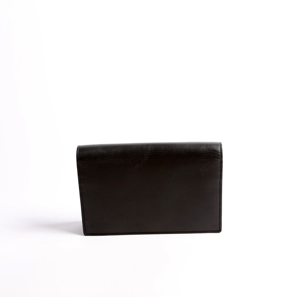 Saint Laurent Kate Tassel Chain Wallet 452159 Black