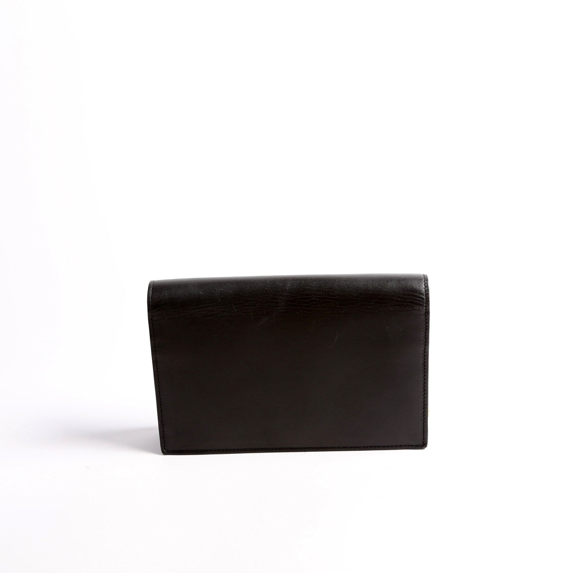 Saint Laurent Kate Tassel Chain Wallet 452159 Black