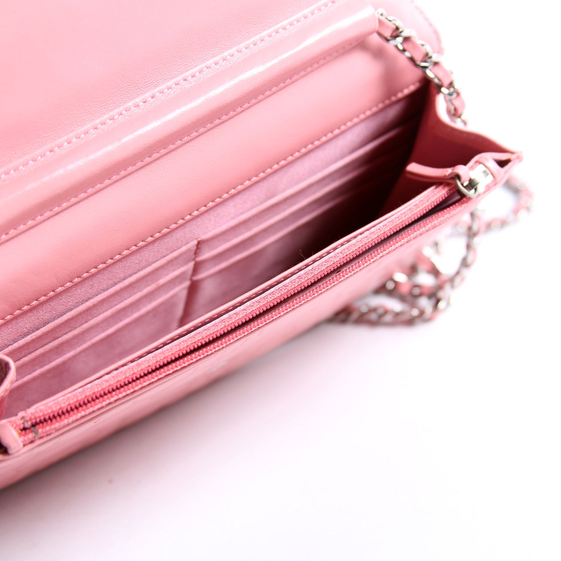 Chanel Camellia Embossed WOC 16M Pink